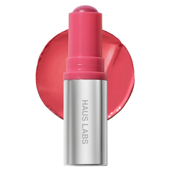 Haus Labs By Lady Gaga Color Fuse Glassy Blush Balm Stick in Glassy Rosette Rose - Picture 1 of 14
